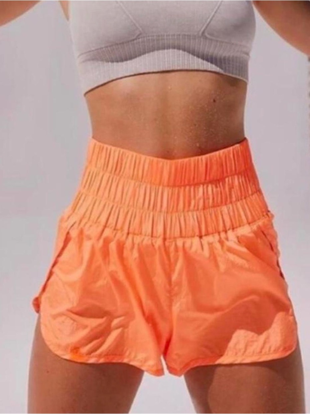 Free People Movement The Way Home Shorts Orange Size Small Color
